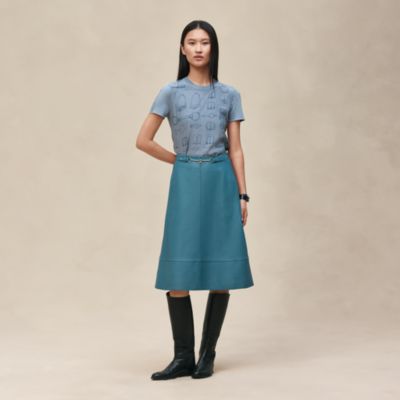 "Cahier du Colporteur" short-sleeve sweater