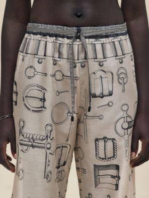 "Cahier du Colporteur" beach pants, View: Worn, worn, view 4 of 5