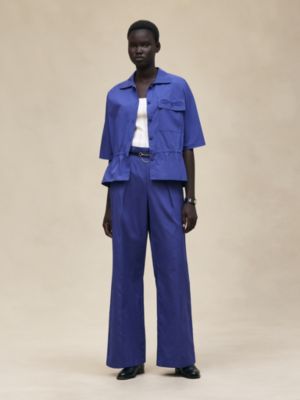 Embroidered beach pants