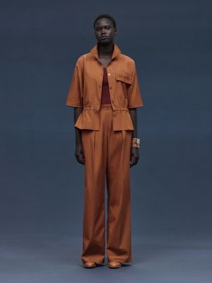 Embroidered beach pants