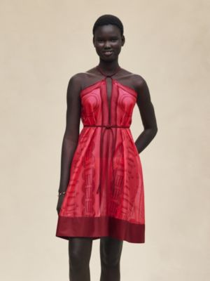 Vestido de playa estampado "Cahier du Colporteur", Vista: Ver artículo puesto, worn, vista 3 de 6