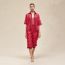 "Cahier du Colporteur" beach shirt, rose pivoine