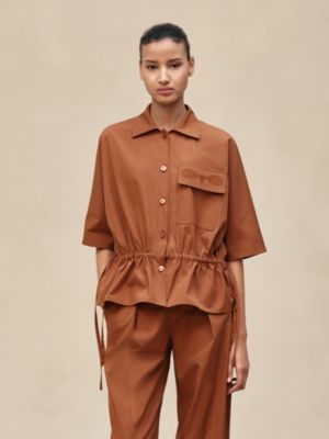 Embroidered beach shirt, View: Worn, worn, view 2 of 6