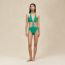 Hailey swimsuit, vert cabane