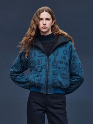 "Cahier du Colporteur"雙面夾克, 檢視: 佩戴, worn, 檢視共3張圖片的第8張