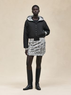"Cahier du Colporteur" reversible jacket, View: Worn, worn, view 2 of 8