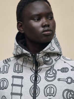 "Cahier du Colporteur" reversible jacket, View: Worn, worn, view 5 of 8