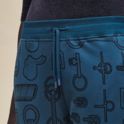 Blue - Women's tailored trousers, pants and shorts | Hermès USA