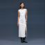 Long dress, blanc