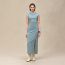 Long dress, bleu adriatique