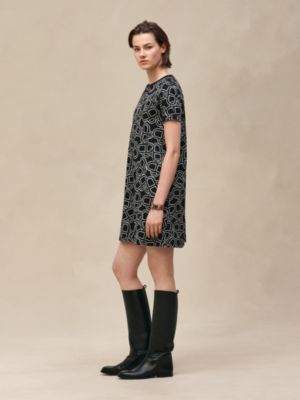 Vestido evasê "Maillon Équestre"