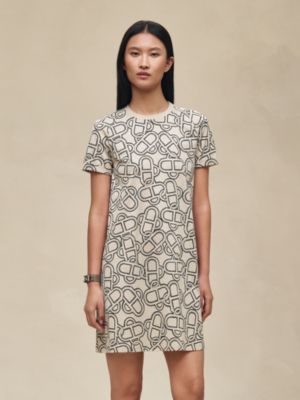 "Maillon Equestre" flared dress, View: Worn, worn, view 2 of 3