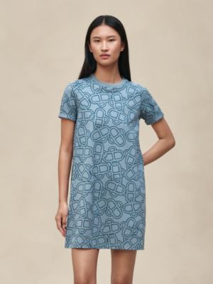 "Maillon Equestre" flared dress, View: Worn, worn, view 2 of 4