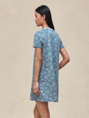 "Maillon Equestre" flared dress, View: Worn, worn, view 3 of 4