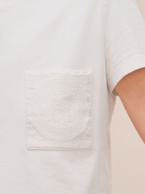 Embroidered pocket t-shirt, View: Worn, worn, view 5 of 6