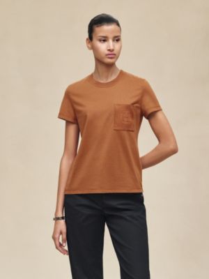 Embroidered pocket t-shirt, View: Worn, worn, view 2 of 4