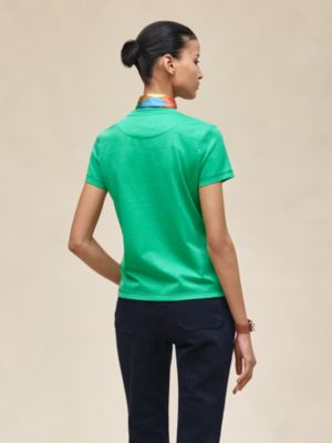 자수 장식 포켓 티셔츠, 보기: 이미지: 제품 착용 이미지, worn, 3개 중 4번째 보기
