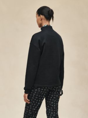 Sweatshirt with patch, View: Worn, worn, view 3 of 5