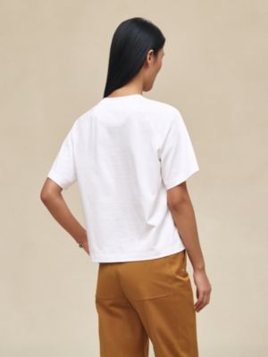 T-shirt maxi cartouche, Vue: Vue portée, worn, vue 3 sur 4