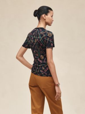 "Les Cles" t-shirt, View: Worn, worn, view 3 of 4