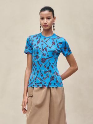 "Les Cles" t-shirt, View: Worn, worn, view 2 of 4