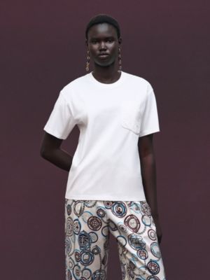 Maxi embroidered pocket t-shirt, View: Worn, worn, view 2 of 4