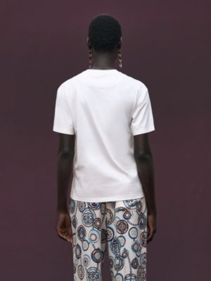 Maxi embroidered pocket t-shirt, View: Worn, worn, view 3 of 4