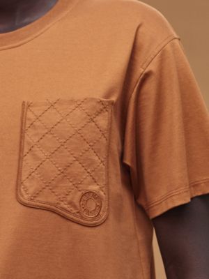 Camiseta maxi con bolsillo bordado, Vista: Ver artículo puesto, worn, vista 4 de 4