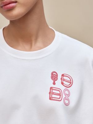 Printed cropped t-shirt, View: Worn, worn, view 4 of 5