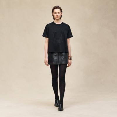 T-shirt évasé brodé