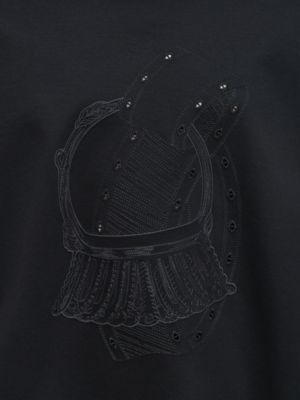 Embroidered flared t-shirt, View: Worn, worn, view 5 of 5