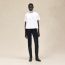T-shirt évasé brodé, blanc