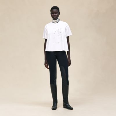 T-shirt évasé brodé