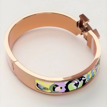 【HERMES】Clic Clac H ブレスレット ランタン、バルーン Clic H Lanternes, Ballons et Cocardes bracelet | Hermès UAE