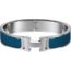 Clic H bracelet, bleu de Gênes