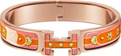 hermès bracelet orange