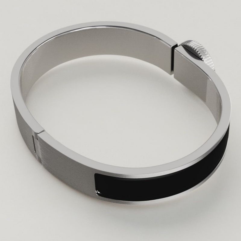 Clic Clou de Selle bracelet - Black | Hermès USA