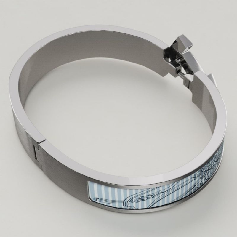 エナメルブレスレット 《クリックHH/ブリッド・ドゥ・ガラ・アイ