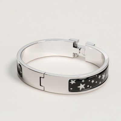 Clic H Gloria Soli bracelet - Black | Hermès Netherlands