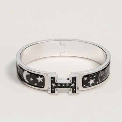 Hermes h bracelet silver deals