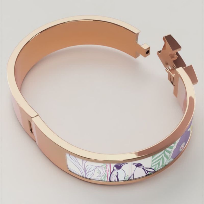 （HERMES）Clic H Precious Paradise bracelet 704411FOJ2_video_2-AVS?wid=800