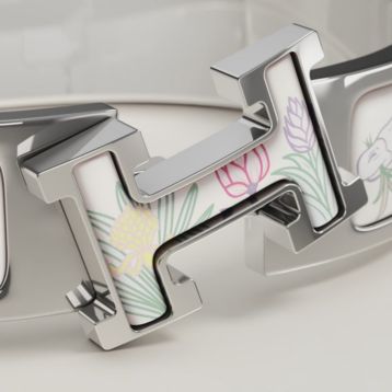 Clic H Precious Paradise bracelet - Brown | Hermès UK
