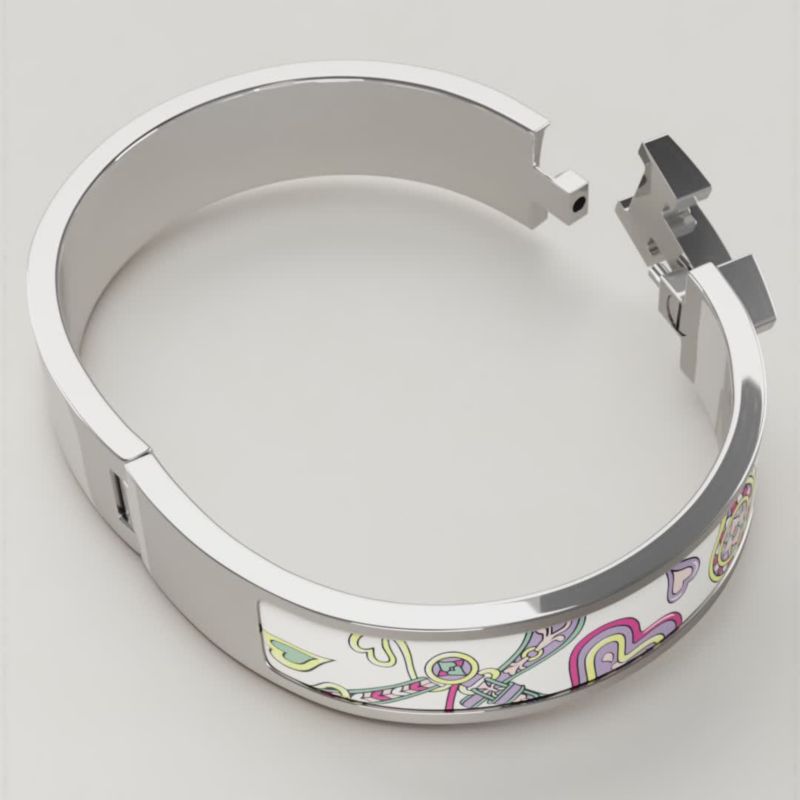 【クール♪】HERMES エナメルブレスレット エナメルブレスレット 《ミニ・クリック・ケリー/プティ・クール