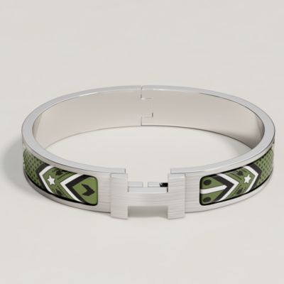 Clic HH Festival des Amazones Bandana bracelet | Hermès USA Clic HH Festival des Amazones Bandana bracelet | Hermès USA