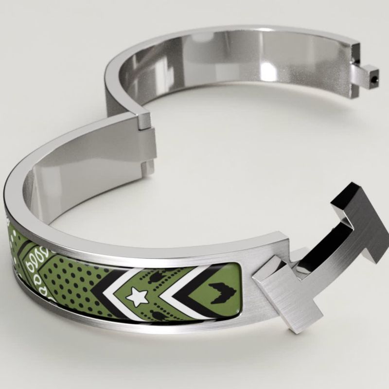 【洗練されたデザイン】HERMES Bracciale Clic HH Bandana Clic HH Bandana bracelet | Hermès USA