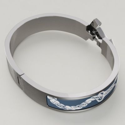 Clic HH Hermès Metallique bracelet, View: video, view 2 of 4