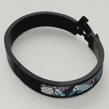 Clic HH Pour Sortir bracelet - Black | Hermès USA
