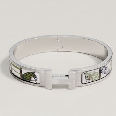 エルメス HERMES クリック HH ブレスレット T5 ノワール