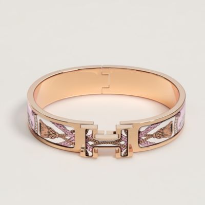 Clic H Acinonyx Jubatus bracelet | Hermès USA Clic H Acinonyx Jubatus bracelet | Hermès USA