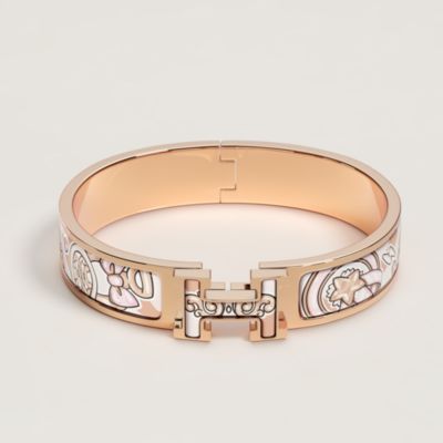 Clic H Acinonyx Jubatus bracelet | Hermès USA Clic H Acinonyx Jubatus bracelet | Hermès USA